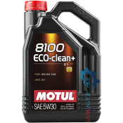 MOTUL 8100 ECO-CLEAN+ 5W-30 HUILE MOTEUR 5L